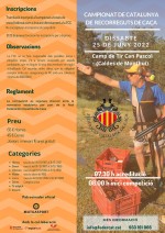 El camp del tir de Can Pascol acollirà una nova edició del Campionat de Catalunya de Recorreguts de Caça
